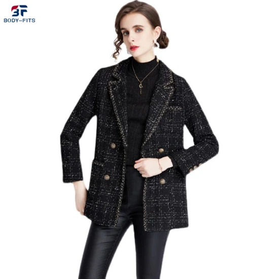Mode meistverkaufte kurze Jacke Damen Frühling Herbst Jacke Freizeitmantel Oberbekleidung